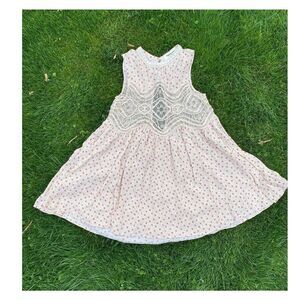 Impressions Lace Flower Sun Dress Women's Large